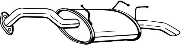 Rear Muffler 145-099
