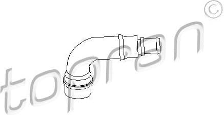 Hose, cylinder head cover ventilation 111 158