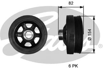 Belt Pulley, crankshaft DriveAlign™ TVD1139
