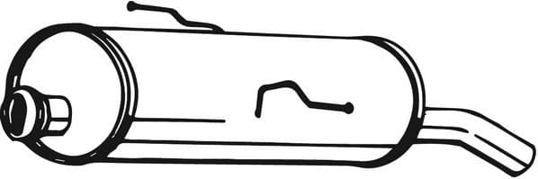 Rear Muffler 190-601