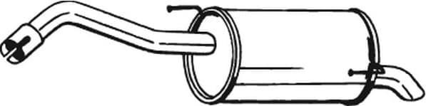 Rear Muffler 145-127
