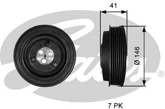 Belt Pulley, crankshaft DriveAlign™ TVD1134