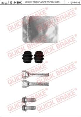 Brake caliper guide repkit 113-1489X