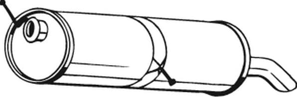 Rear Muffler 190-605