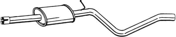 Centre Muffler 284-555