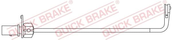 Brake pad wear indicator WS0403A