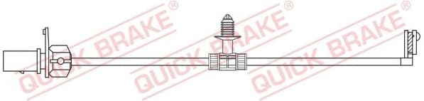 Brake pad wear indicator WS0404A