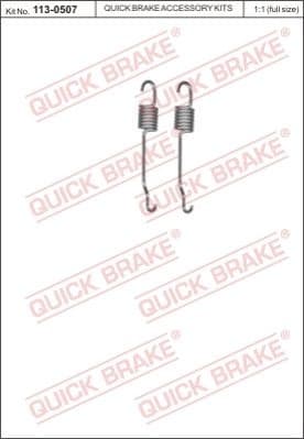 Repair Kit, parking brake lever (brake caliper) 113-0507