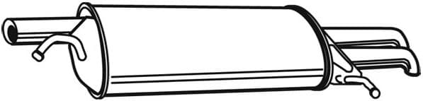 Rear Muffler 22070