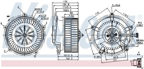Interior Blower 87119