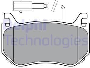 Brake Pad Set, disc brake LP3381