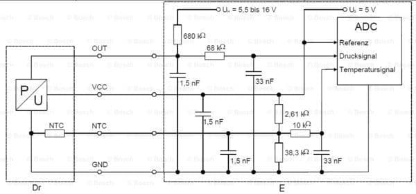 Sensor, intake manifold pressure 0261230245 - image 8