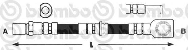 Brake hose front OP21.150