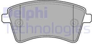 Brake Pad Set, disc brake LP2078