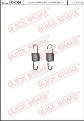 Repair Kit, parking brake lever (brake caliper) 113-0524