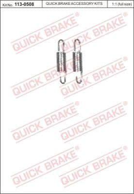 Repair Kit, parking brake lever (brake caliper) 113-0508
