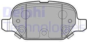 Brake Pad Set, disc brake LP2761