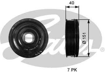 Belt Pulley, crankshaft DriveAlign™ TVD1110