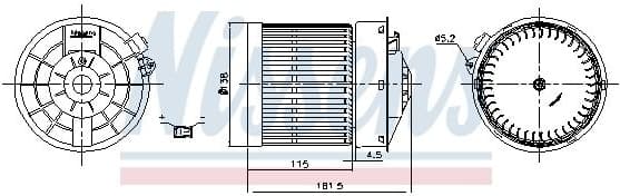 Interior Blower 87722