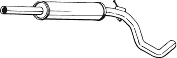 Centre Muffler 233-603
