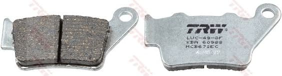 Brake Pad Set, disc brake Organic Eco MCB672EC