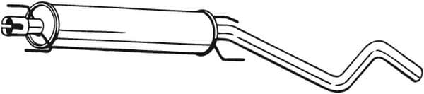 Centre Muffler 286-473