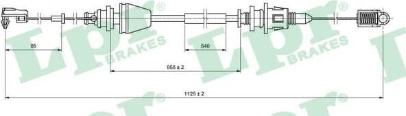 Accelerator Cable C0146A
