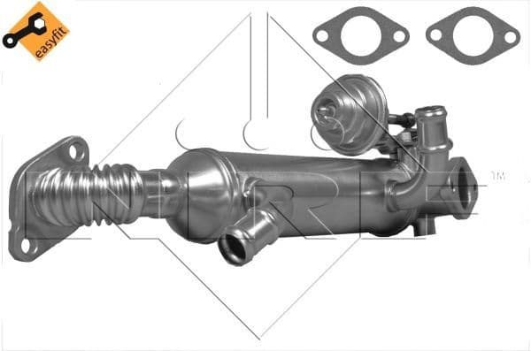 Cooler, exhaust gas recirculation EASY FIT 48313