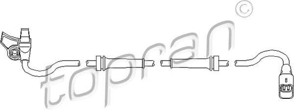 Sensor, wheel speed 721618