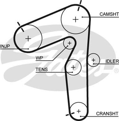 Water Pump & Timing Belt Kit PowerGrip™ KP35462XS - image 2