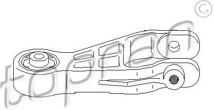 Mounting, engine 207 753