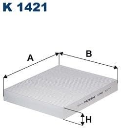 Filter, cabin air K1421