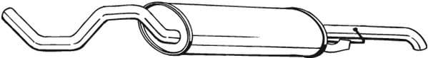 Rear Muffler 281-533