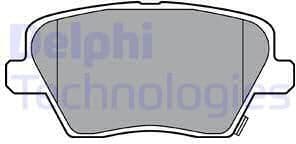 Brake Pad Set, disc brake LP3386