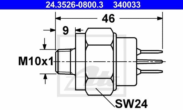Switch, stop light 24.3526-0800.3