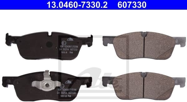Brake Pad Set, disc brake 13.0460-7330.2 - image 2