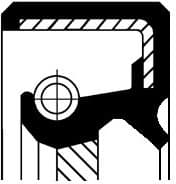 Shaft Seal, manual transmission 19035125B