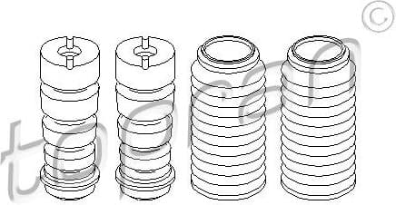 Dust Cover Kit, shock absorber 915017