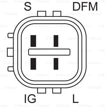 Alternator 0986046120 - image 2