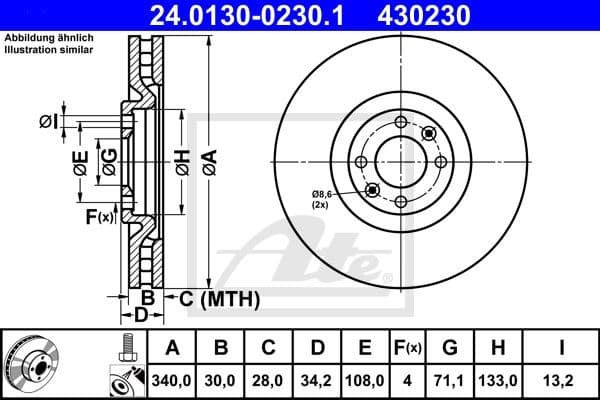 Brake Disc 24013002301