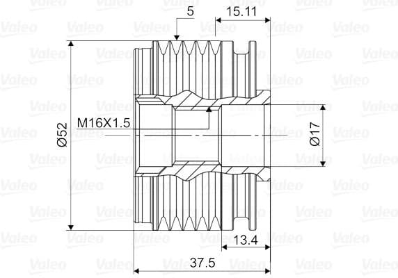 Alternator Freewheel Clutch VALEO NEW SPARE PART 588109 - image 2