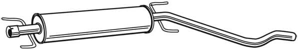 Centre Muffler 23144