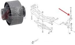 Silentblock front axle 271296