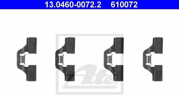 Accessory Kit, disc brake pad 13046000722