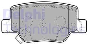 Brake Pad Set, disc brake LP2193