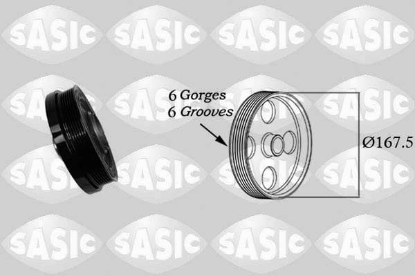 Belt Pulley, crankshaft 2156078