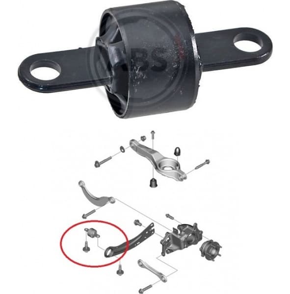 Silentblock rear axle 271591