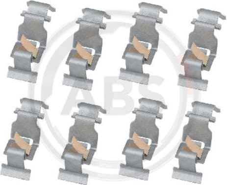 Accessory Kit, disc brake pad 2013Q