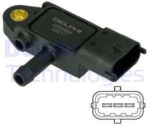 Sensor, exhaust pressure DPS00009