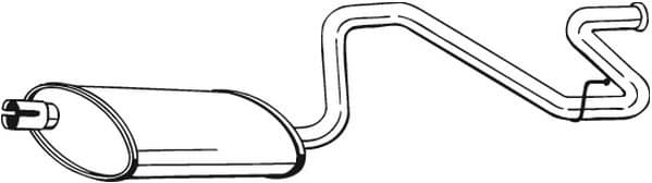 Rear Muffler 281-869